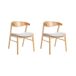 Beliani Silla de comedor LILLY Beliani Silla de comedor LILLY Gris Claro