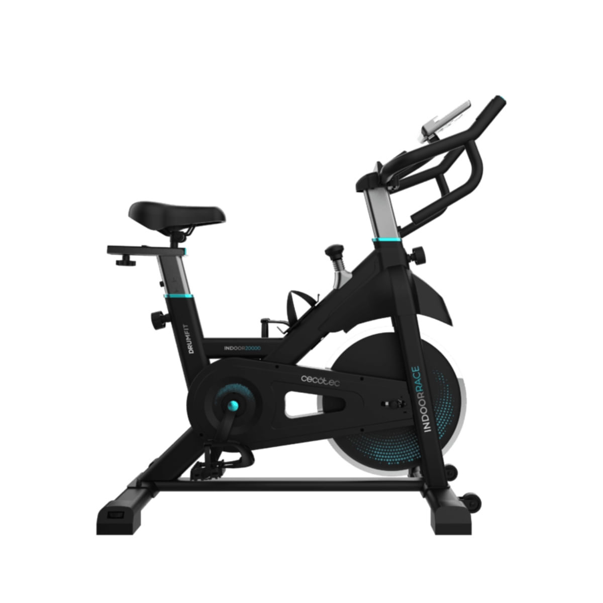 Bicicleta estática Cecotec DrumFit Indoor  Race pantalla LCD sil