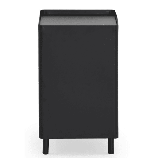 Mesa de apoio em metal preto