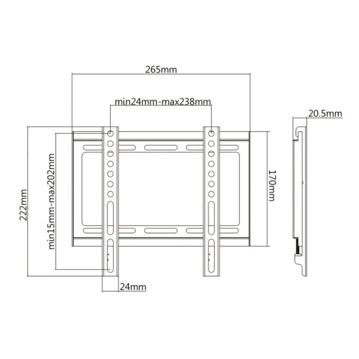Suporte TV Aisens WT42F-157 23-42 35 kg