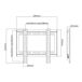 Soporte de TV fijo Aisens WT42F157 23''42'' Soporte de TV fijo Aisens WT42F157 23''42'' Negro