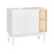 Beliani Mueble de baño NUBES Beliani Mueble de baño NUBES Blanco/ Madera