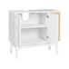 Beliani Mueble de baño NUBES Beliani Mueble de baño NUBES Blanco/ Madera