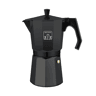 Cecotec Cafeteira italiana de alumínio com capacidade para 3 chávenas de café, cor preto, fácil de limpar e apta para todo o tipo de fogões.