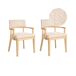 Beliani Silla de comedor DALBO Beliani Silla de comedor DALBO Madera Clara