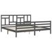 Estructura de cama 200x200 Estructura de cama 200x200 Gris