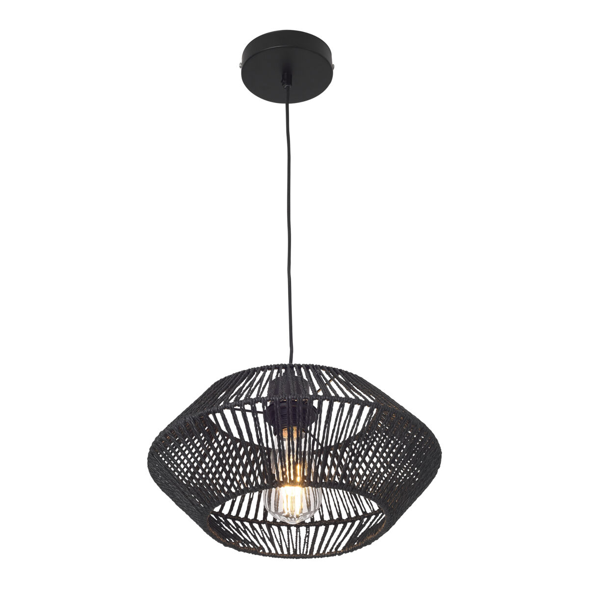 Lámpara colgante Amersham altura regulable metal [lux.pro]