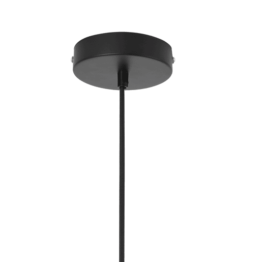 Candeeiro suspenso Sela metal + corda 158 x Ø 33 cm - Preto e Bege lux.pro lux.pro.