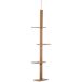 Árbol para Gato Aglomerado de Madera, Felpa PawHut Árbol para Gato Aglomerado de Madera, Felpa PawHut Marrón