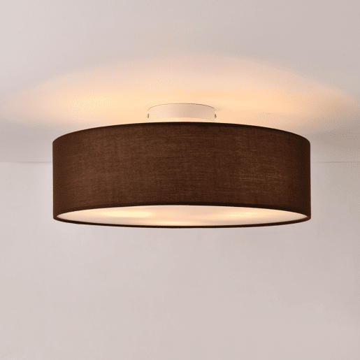 Candeeiro de teto redondo Omaha - 3xE27 - 17 x Ø 45 cm - PlásticoOrganza - Branco lux.pro.