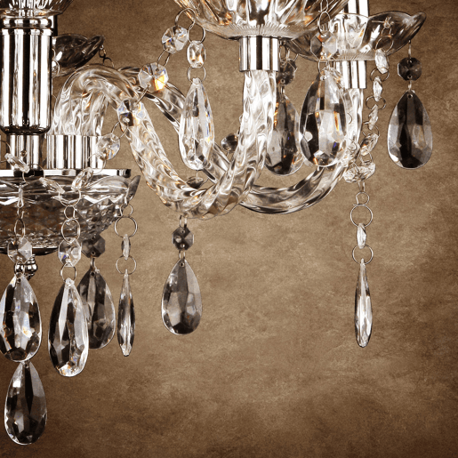 lux.pro Lustre LED elegante - com cinco braços elegantes lux.pro Lustre LED elegante - com cinco braços elegantes