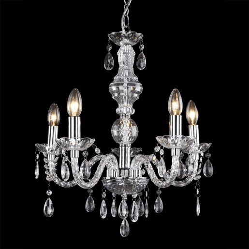 lux.pro Lustre LED elegante - com cinco braços elegantes lux.pro Lustre LED elegante - com cinco braços elegantes