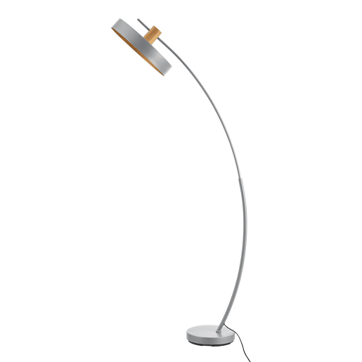 Candeeiro de pé moderno Stafford 1x E27 60 W metal 159 x 75 x 35 cm - Cinzento lux.pro lux.pro.