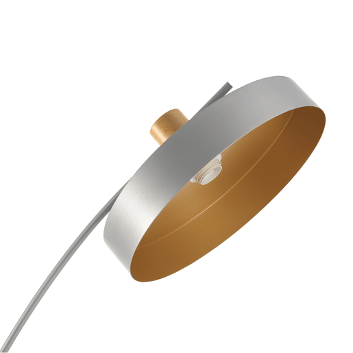 Candeeiro de pé moderno Stafford 1x E27 60 W metal 159 x 75 x 35 cm - Cinzento lux.pro lux.pro.