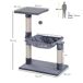 Árbol para Gato Aglomerado de Madera, Felpa, Sisal PawHut Árbol para Gato Aglomerado de Madera, Felpa, Sisal PawHut Gris