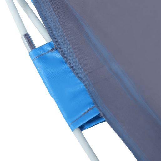 Outsunny Tenda de Praia Dobrável Pop-Up para 1-2 Pessoas com 1 Porta 2 Janelas e Bolsa de Transporte para Parque Campismo 200x120x90 cm Azul