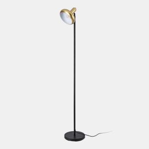 Candeeiro de pé Namsos 1x E27 60W metal 156xØ30 cm - PretoDourado lux.pro