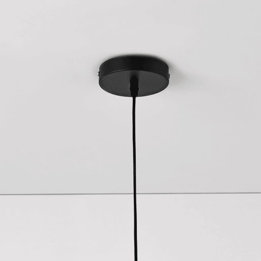 Candeeiro suspenso Lopar - E27 - 60W - Tecido metálico - 149 x Ø 40 cm Preto e dourado lux.pro lux.pro.