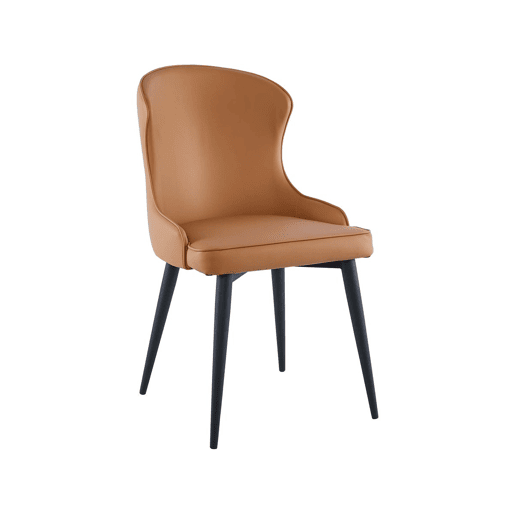 Lote de 2 Chaises Tina - Marron Lote de 2 Chaises Tina - Marron