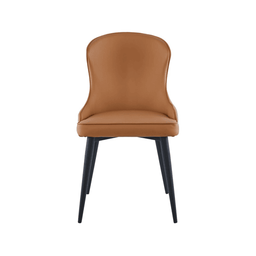 Lote de 2 Chaises Tina - Marron Lote de 2 Chaises Tina - Marron