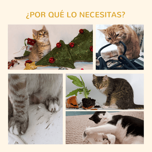 PawHut Arranhador para Gatos de Chão ao Teto 43x27x228-260 cm com Altura Ajustável, 4 Plataformas e Poste Cinzento