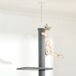 Árbol para Gato Aglomerado de Madera, Felpa PawHut Árbol para Gato Aglomerado de Madera, Felpa PawHut Gris