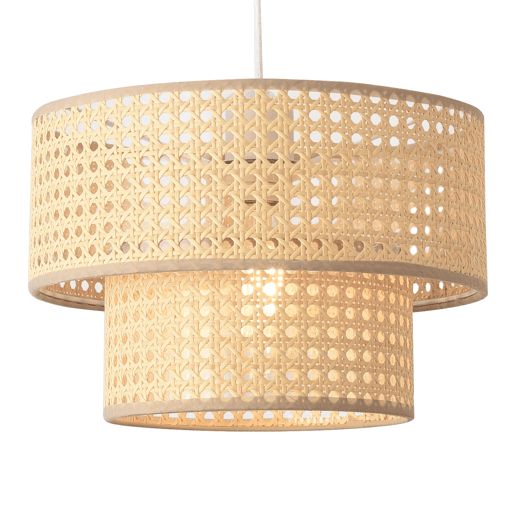 Abajur Ascot dobe 1xE27 Ø30cm - Rattan  Brancolux.pro