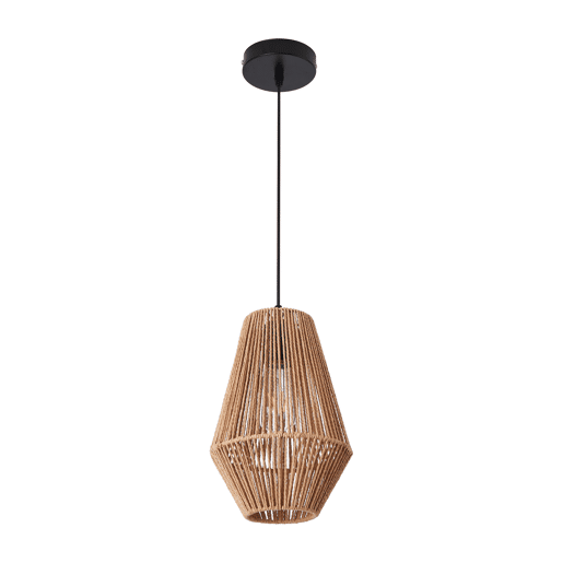 Candeeiro suspenso Newtownabbey metal + corda 160 x Ø 20 cm - Bege lux.pro lux.pro.