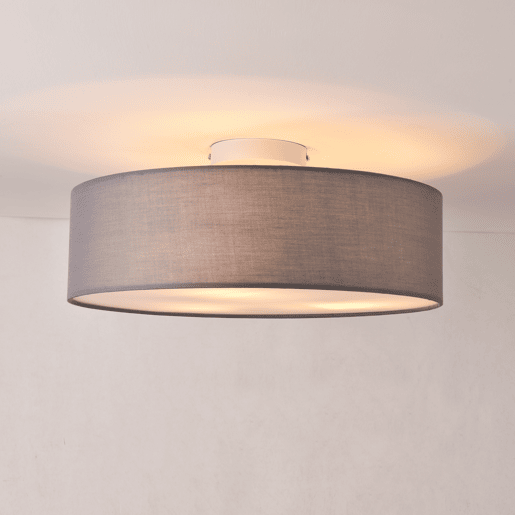 Candeeiro de teto redondo Omaha - 3xE27 - 17 x Ø 45 cm - PlásticoOrganza - Branco lux.pro.