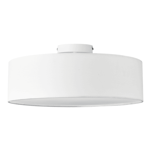 Candeeiro de teto redondo Omaha - 3xE27 - 17 x Ø 45 cm - PlásticoOrganza - Branco lux.pro.