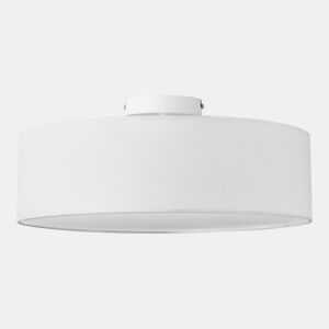 Candeeiro de teto redondo Omaha - 3xE27 - 17 x Ø 45 cm - PlásticoOrganza - Branco lux.pro.