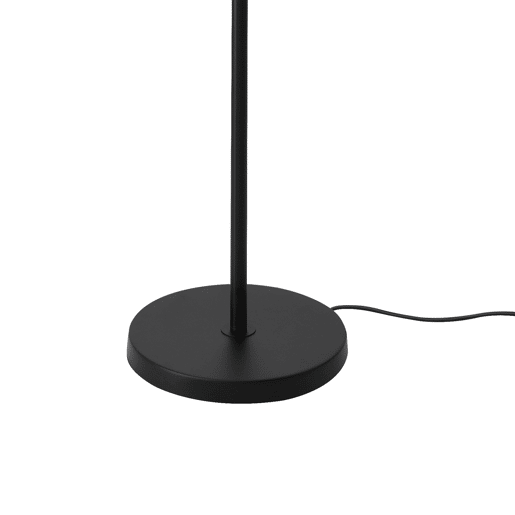 Candeeiro de pé Albans abajur duplo metal, plástico e tecido 160 x Ø 30 cm - Preto  Dourado lux.pro.