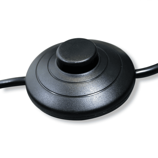 lux.pro Candeeiro de pé - sem lâmpada - E27  40 W  230 V - preto (150cm - 40 cm) - design
