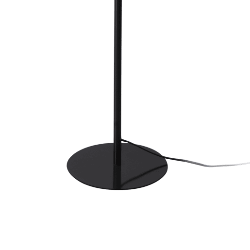 Candeeiro de pé Helens com abajur de rotim em metal e plástico 154 x Ø 30 cm - preto  bege lux.pro lux.pro.