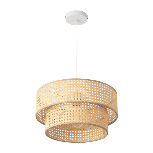 Abajur Ascot dobe 1xE27 Ø40cm - Rattan  Brancolux.pro