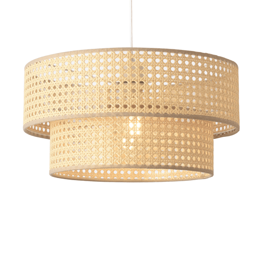 Abajur Ascot dobe 1xE27 Ø40cm - Rattan  Brancolux.pro