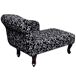 Chaise Lounge Chaise Lounge Blanco/ Negro