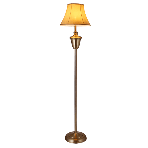 lux.pro Candeeiro de pé LED elegante (E27) - Ø 35cm - Candeeiro de sala de estar bege  branco