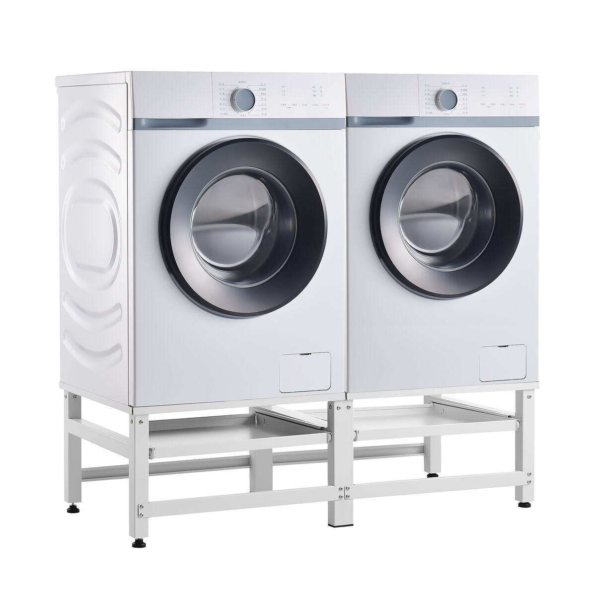 Pedestal doble para lavadora y secadora Bothel estante extraíble