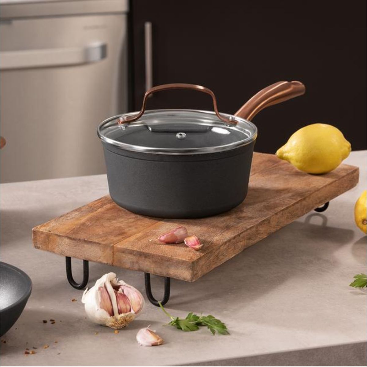 Cazo Cecotec Polka Fantasy 16 Pot 1,3L con tapa dorado Ø16 cm