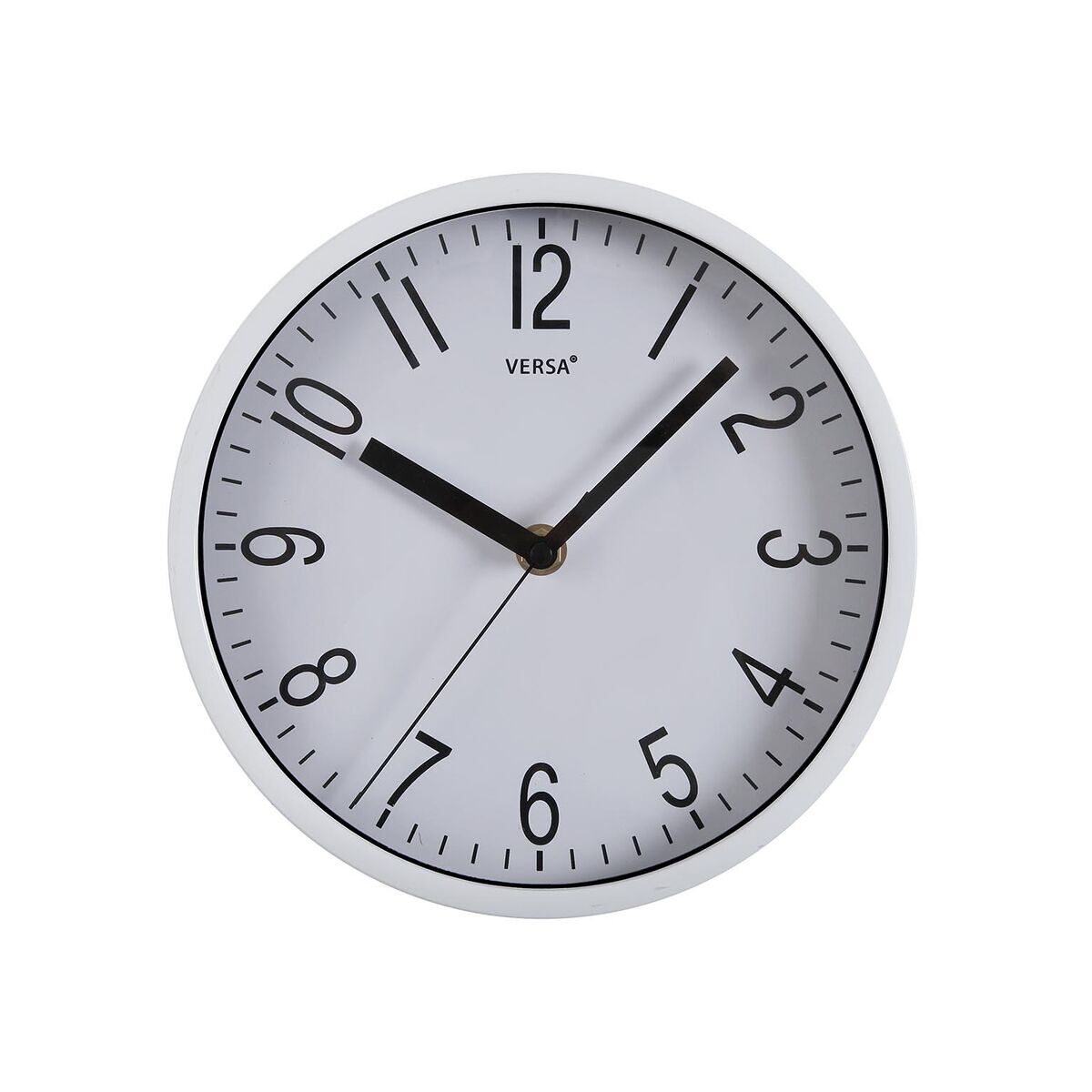 Reloj de pared versa raven plástico cuarzo 4,3 x 20 x 20 cm