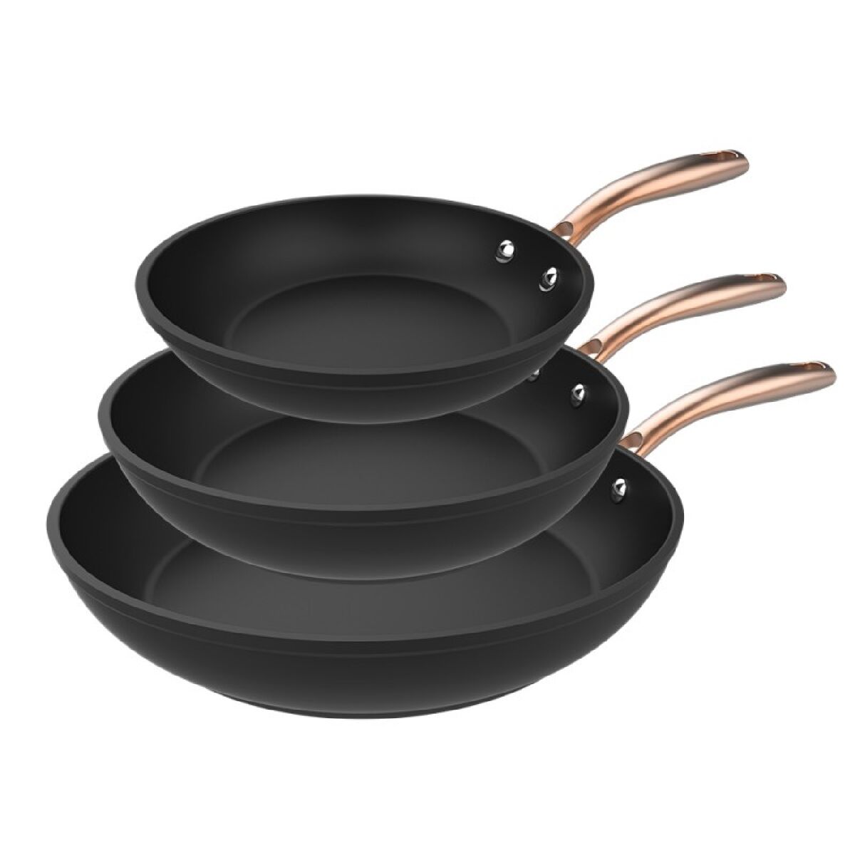 Cecotec Set de sartén Polka Fantasy 20-24-28 Bucket Golden