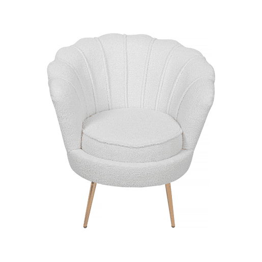 Poltrona de laço Floria - 75 x 68 x 77,5 cm - Branco
