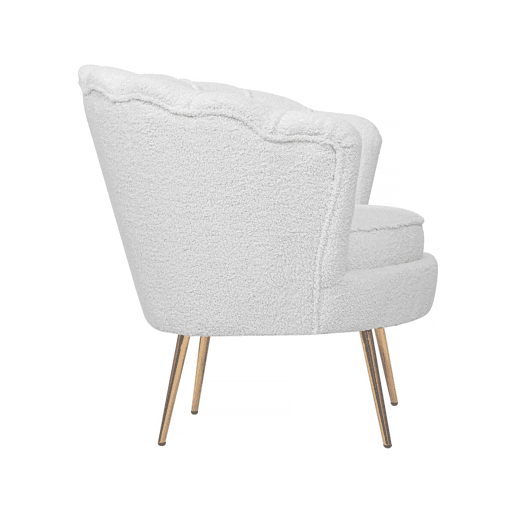 Poltrona de laço Floria - 75 x 68 x 77,5 cm - Branco