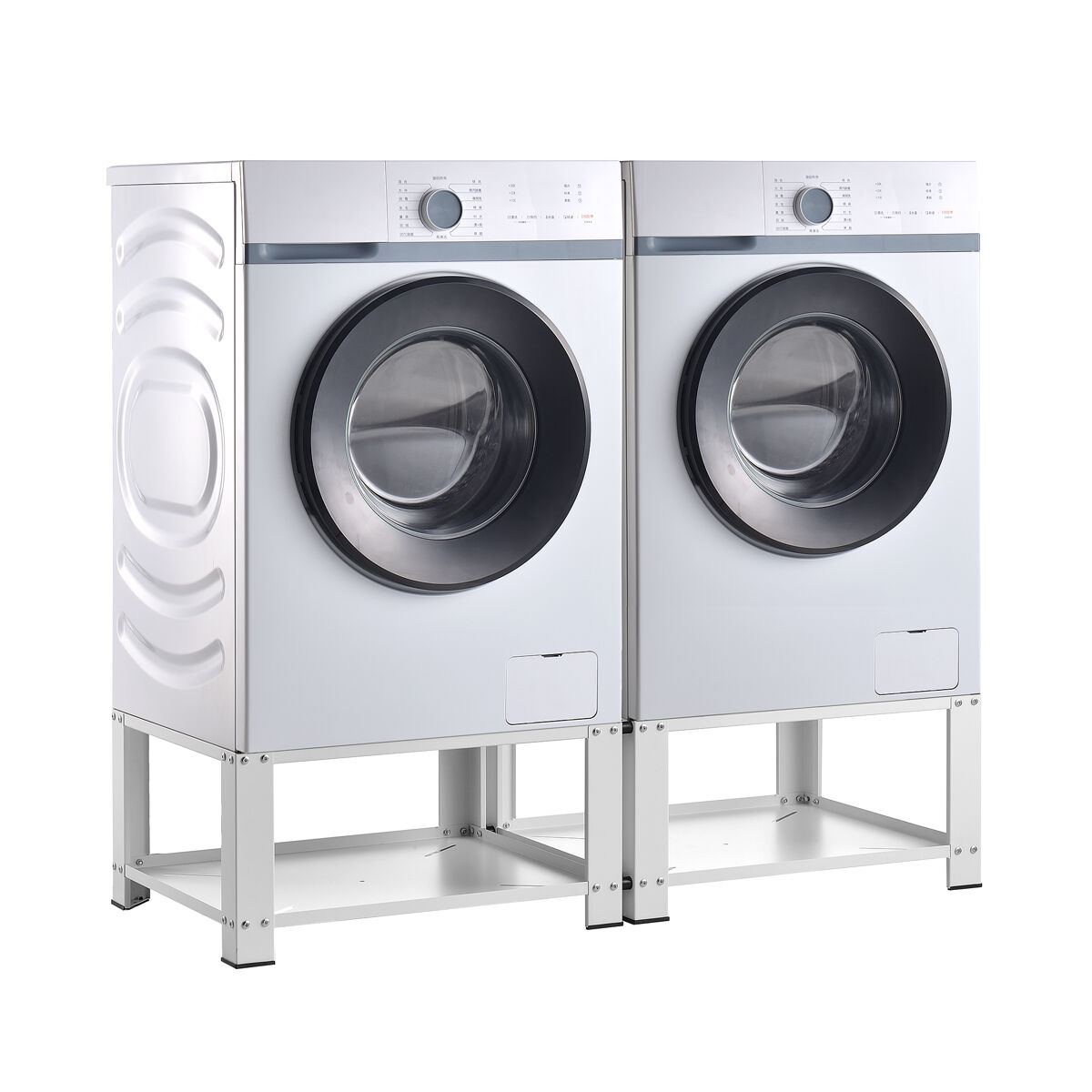 Pedestal doble para lavadora y secadora Cremlingen acero