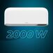 Calefactor mural Cecotec ReadyWarm 2000 Ma Bo Ceramic Calefactor mural Cecotec ReadyWarm 2000 Ma Bo Ceramic Blanco