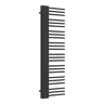 Radiador toalheiro de parede Kviteseid 24 tubos 558 W aço 146x45 cm - Preto neu.haus