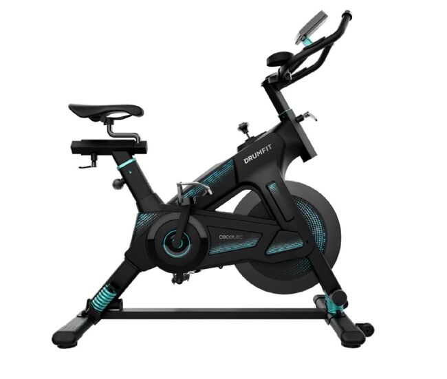 Cecotec bicicleta indoor drumfit indoor 23000 kosmos pro. volante de inercia de 23 kg, resistencia manual