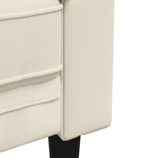 vidaXL 2 pcs conjunto de sofás tecido cor creme vidaXL 2 pcs conjunto de sofás tecido cor creme