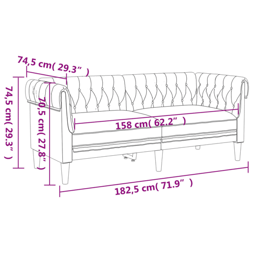 vidaXL 2 pcs conjunto de sofás tecido cor creme vidaXL 2 pcs conjunto de sofás tecido cor creme